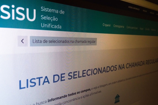 Começam hoje matrículas da primeira chamada do Sisu