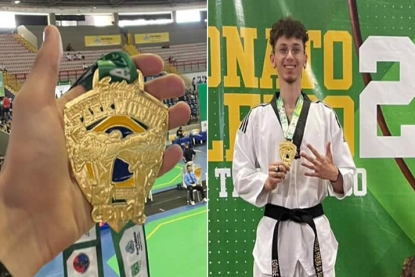 Londrinense de 17 anos se torna penta campeão brasileiro de taekwondo